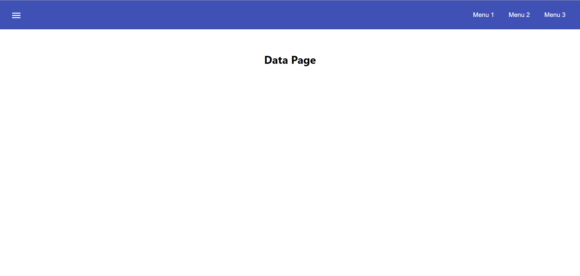 Data page